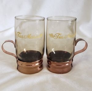 Tia Maria Smoky brown glasses